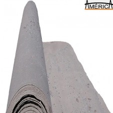 Bobina de Lona Fio 10 Encerada Cinza Impermeável 25m x 1,57m = 39,25m²